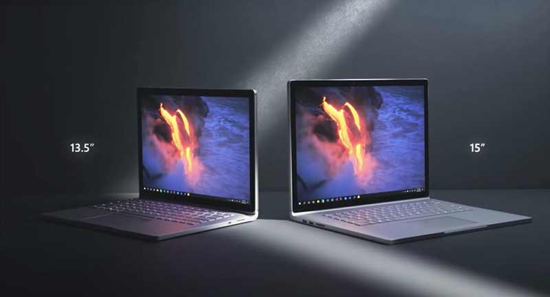 مایکروسافت سرفیس بوک سه را معرفی کرد