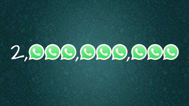 افزایش کاربران واتس‌اپ به ۲ میلیارد نفر